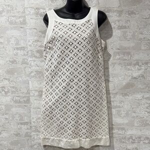 Jessica Howard Sleeveless Geometric Pattern Dress